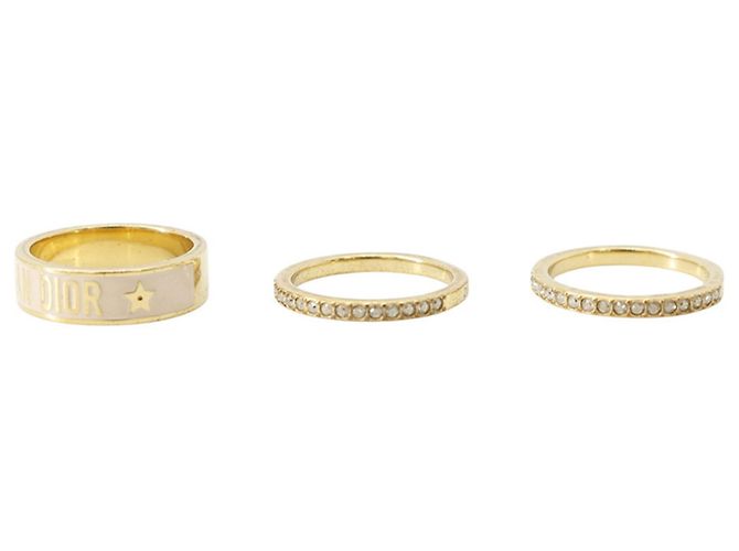 Anello a fascia oro e rosa Christian Dior D'oro - vista 2