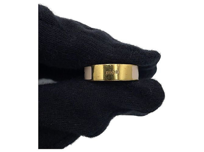 Anello a fascia oro e rosa Christian Dior D'oro - vista 9