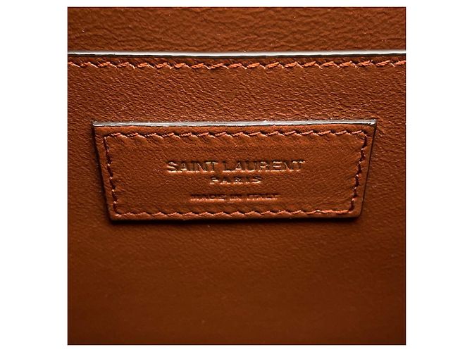 Borsa a Spalla Le Monogram Yves Saint Laurent Marrone - vista 15