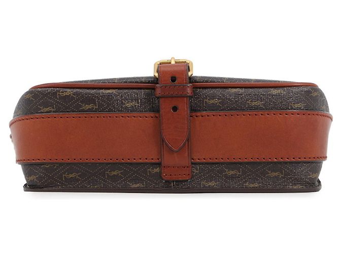 Borsa a Spalla Le Monogram Yves Saint Laurent Marrone - vista 3