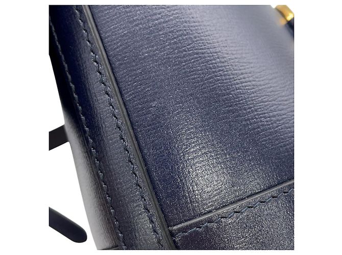 Borsa a tracolla Gucci Horsebit 1955 Rosso Blu navy - vista 6
