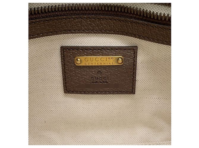 Borsa Body Gucci 100th Anniversary Pouch Handbag Marrone Multicolore - vista 11