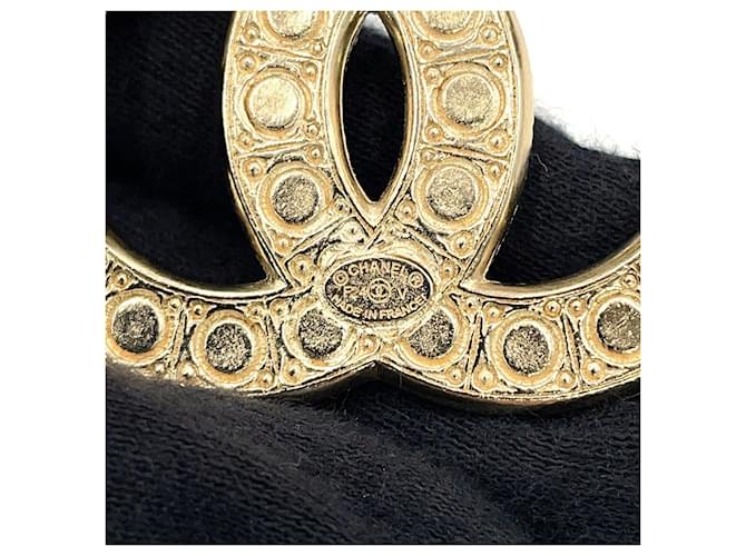 Spilla Chanel con strass D'oro - vista 7