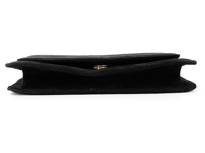 Bolso de hombro con cadena de ante negro Salvatore Ferragamo - vista 3