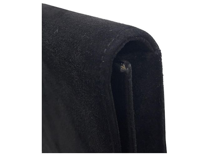 Bolso de hombro con cadena de ante negro Salvatore Ferragamo - vista 8