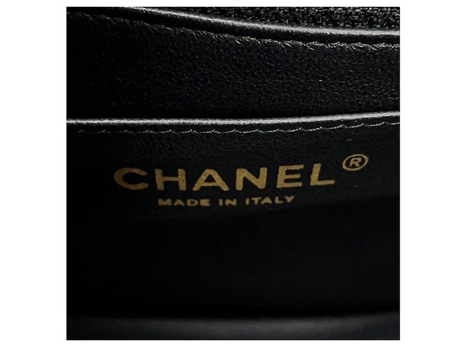 Borsa a Spalla Chanel Matelassé Chain Nero - vista 12