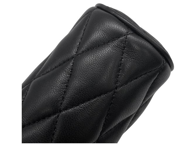 Micro borsa a tracolla con catena Yves Saint Laurent Nero - vista 6