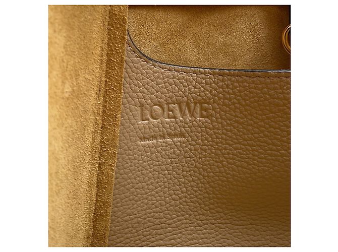 Borsa a mano Loewe Hammock Nugget in pelle Beige - vista 14