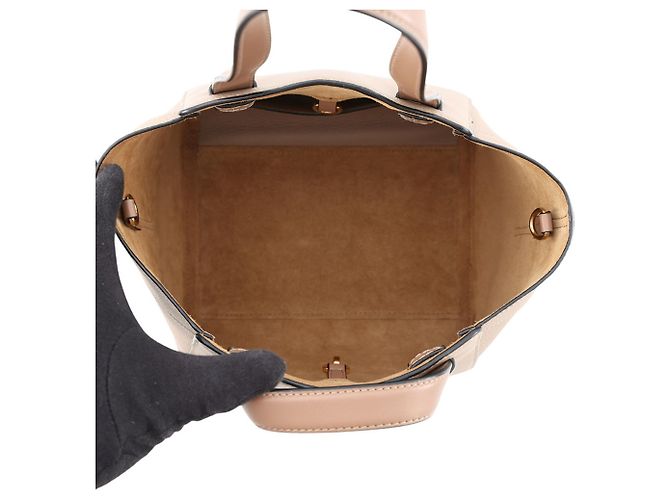 Borsa a mano Loewe Hammock Nugget in pelle Beige - vista 6