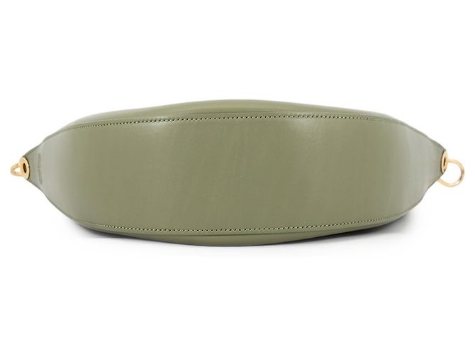Borsa a tracolla in pelle kaki Loewe Cachi - vista 3