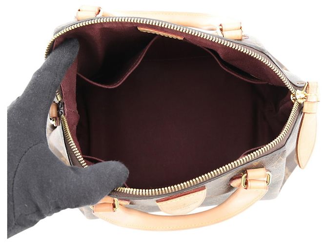 Borsa Louis Vuitton Monogram Rivoli PM Bordò - vista 6
