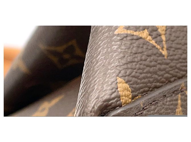 Borsa Louis Vuitton Monogram Rivoli PM Bordò - vista 7