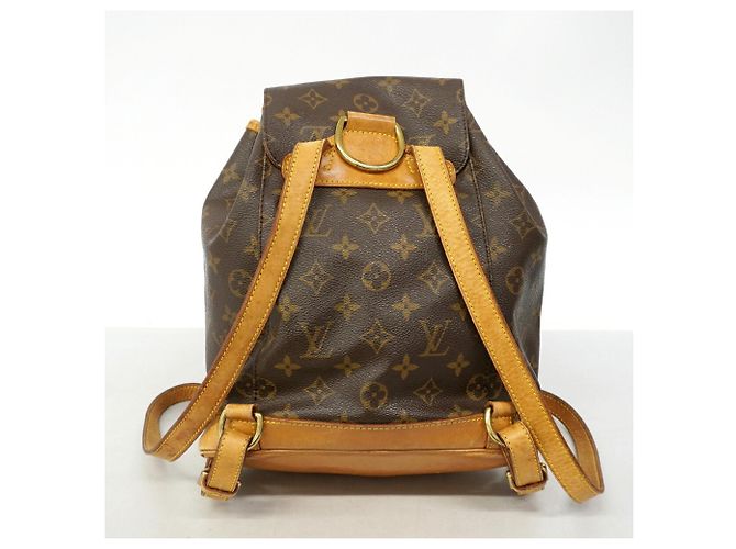 Zaino Louis Vuitton Monogram Montsouris MM Marrone - vista 14