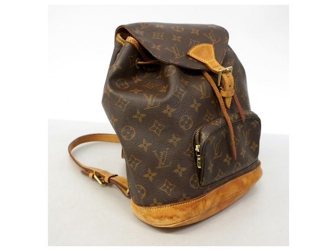 Zaino Louis Vuitton Monogram Montsouris MM Marrone - vista 2