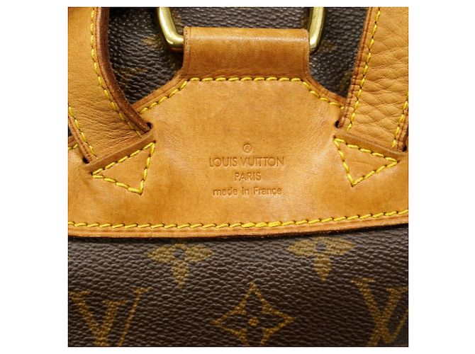 Zaino Louis Vuitton Monogram Montsouris MM Marrone - vista 5