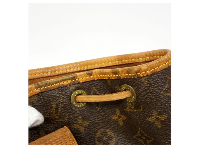 Zaino Louis Vuitton Monogram Montsouris MM Marrone - vista 6