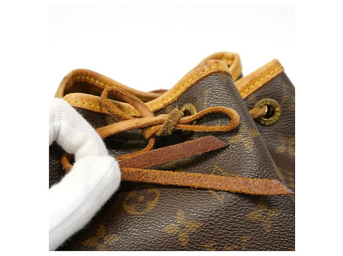 Zaino Louis Vuitton Monogram Montsouris MM Marrone - vista 7