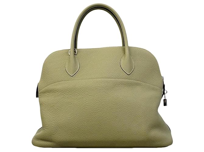 Hermès Borsa Hermes Bolide 35 Verde - vista 10