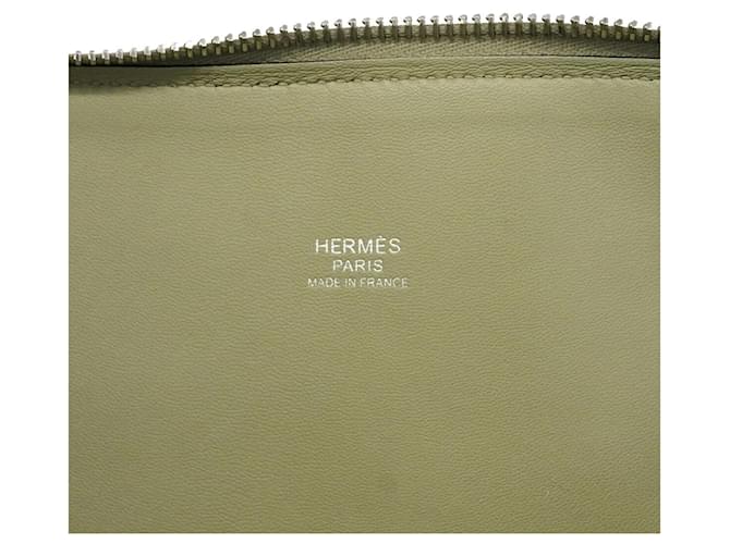 Hermès Borsa Hermes Bolide 35 Verde - vista 5