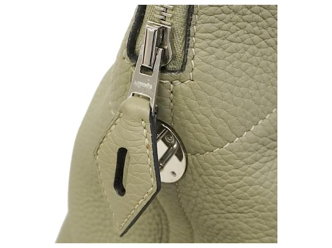 Hermès Borsa Hermes Bolide 35 Verde - vista 8