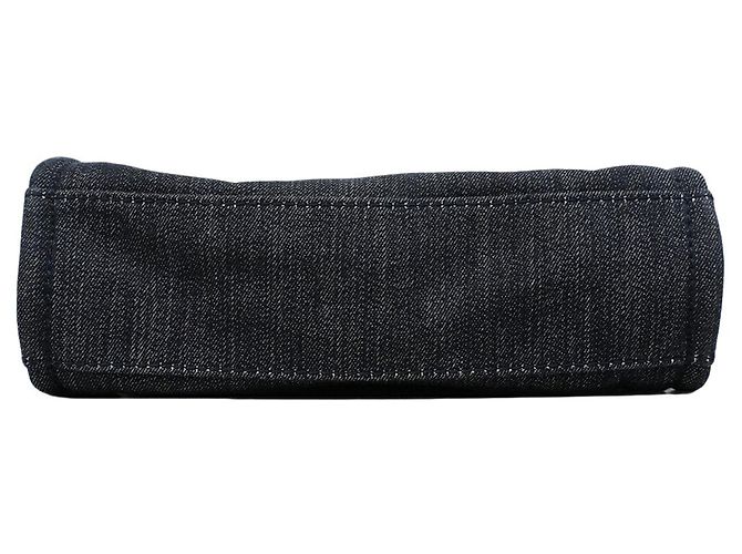 Borsa Tote con Catena Deauville Chanel Blu - vista 3
