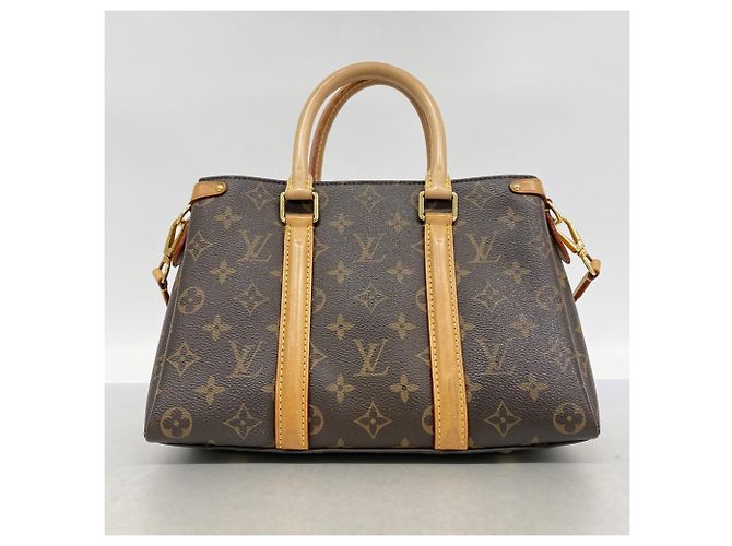 Borsa Louis Vuitton Monogram Soufflot BB Marrone - vista 13