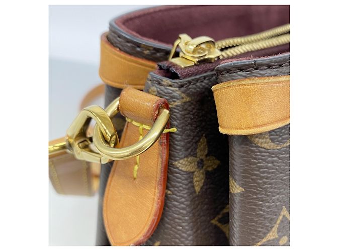 Borsa Louis Vuitton Monogram Soufflot BB Marrone - vista 8