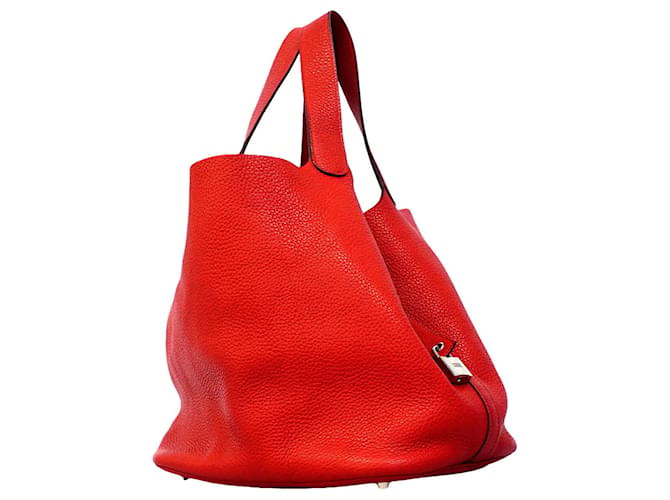 Hermès Borsa Hermes Picotin Lock GM Rosso - vista 2