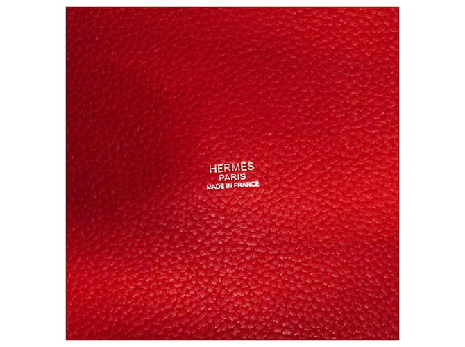 Hermès Borsa Hermes Picotin Lock GM Rosso - vista 5