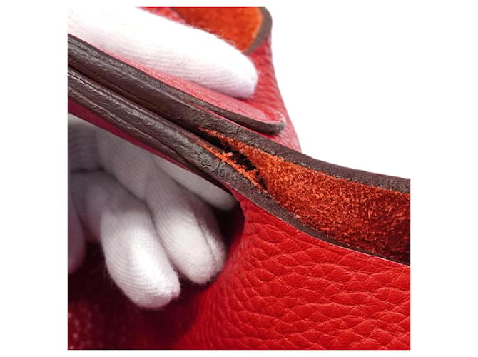 Hermès Borsa Hermes Picotin Lock GM Rosso - vista 6
