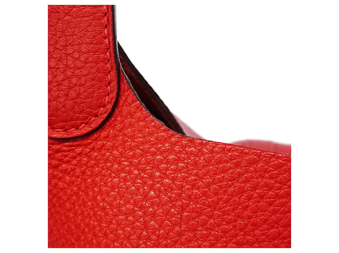 Hermès Borsa Hermes Picotin Lock GM Rosso - vista 8
