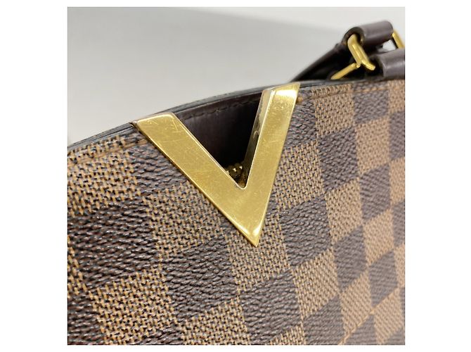 Borsa Bowling Louis Vuitton Damier Kensington Damier ebene - vista 11