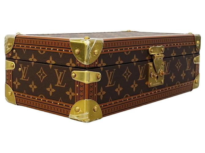 Louis Vuitton Monogram Watch Case Brown Navy blue - view 2