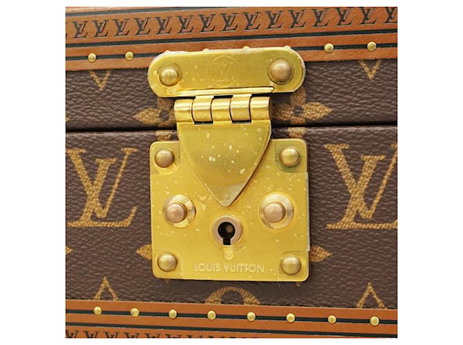 Louis Vuitton Monogram Watch Case Brown Navy blue - view 7