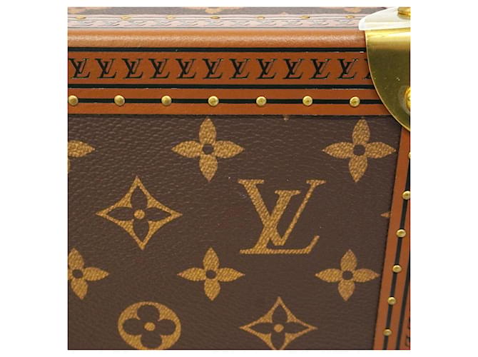 Louis Vuitton Monogram Watch Case Brown Navy blue - view 8