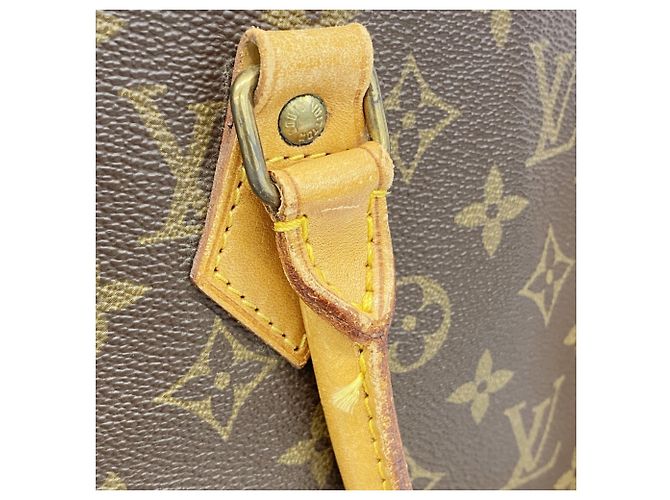 Borsa Tote Louis Vuitton Monogram Sac Plat Marrone - vista 11