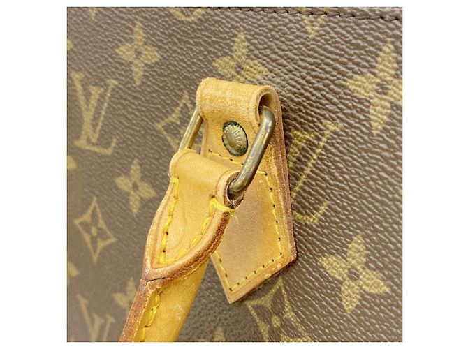 Borsa Tote Louis Vuitton Monogram Sac Plat Marrone - vista 9