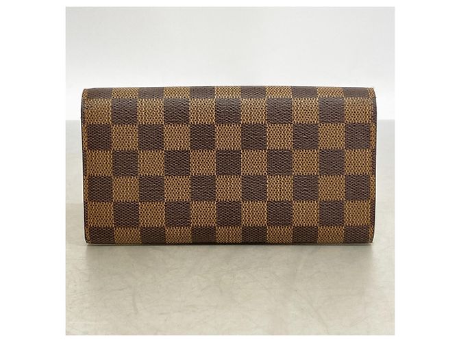 Portafoglio lungo Sarah Damier Louis Vuitton Damier ebene - vista 10