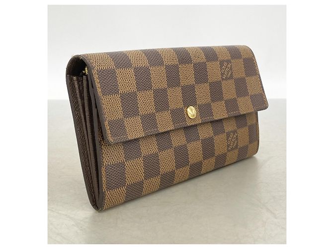 Portafoglio lungo Sarah Damier Louis Vuitton Damier ebene - vista 2