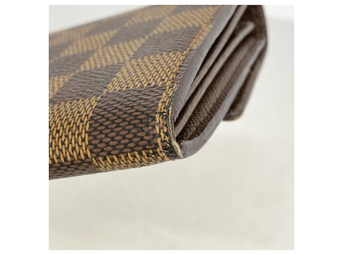 Portafoglio lungo Sarah Damier Louis Vuitton Damier ebene - vista 6