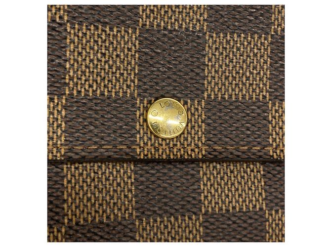 Portafoglio lungo Sarah Damier Louis Vuitton Damier ebene - vista 8