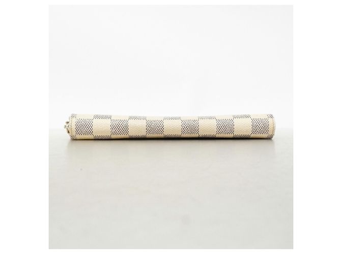 Louis Vuitton Damier Azur Zippy Wallet Pink Weiß - Ansicht 3