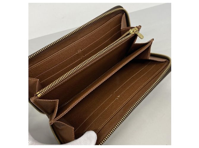 Cartera Zippy Monogram Marrón Louis Vuitton Castaño - vista 3