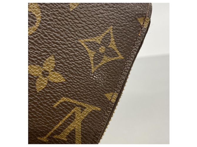 Cartera Zippy Monogram Marrón Louis Vuitton Castaño - vista 7