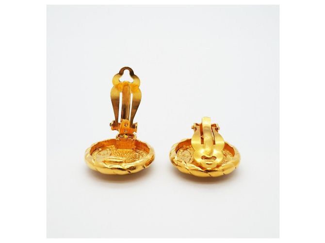 Orecchini a clip dorati Chanel D'oro - vista 3