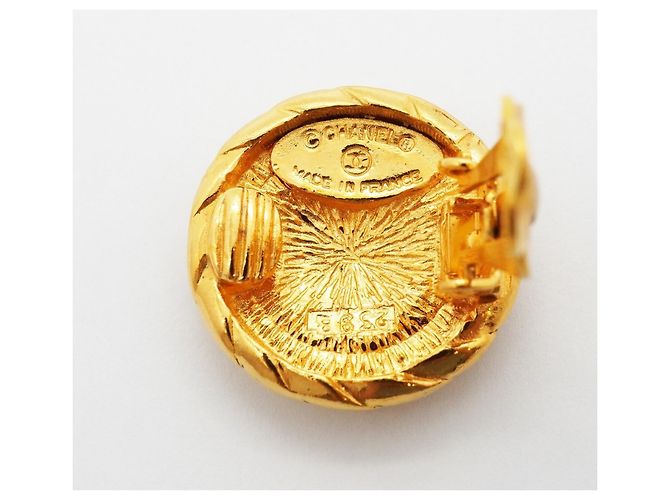 Orecchini a clip dorati Chanel D'oro - vista 4