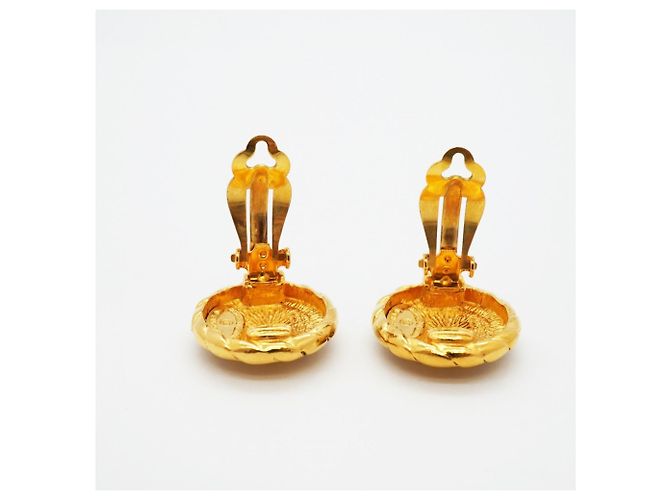 Orecchini a clip dorati Chanel D'oro - vista 6