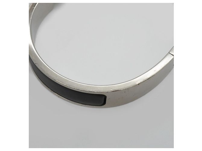 Hermès Pulsera Hermes Clic Clac PM Negro Plata - vista 8