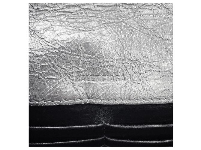Everyday Borsa a tracolla con catena Balenciaga Argento - vista 15