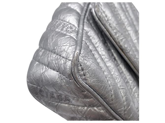 Everyday Borsa a tracolla con catena Balenciaga Argento - vista 7